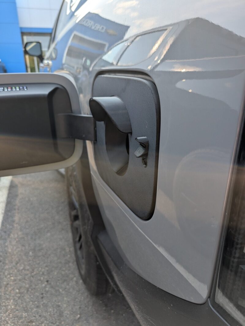 Rhinda Charging Port Snow Cover – Fits Chevrolet Silverado EV & GMC Sierra EV - Image 3